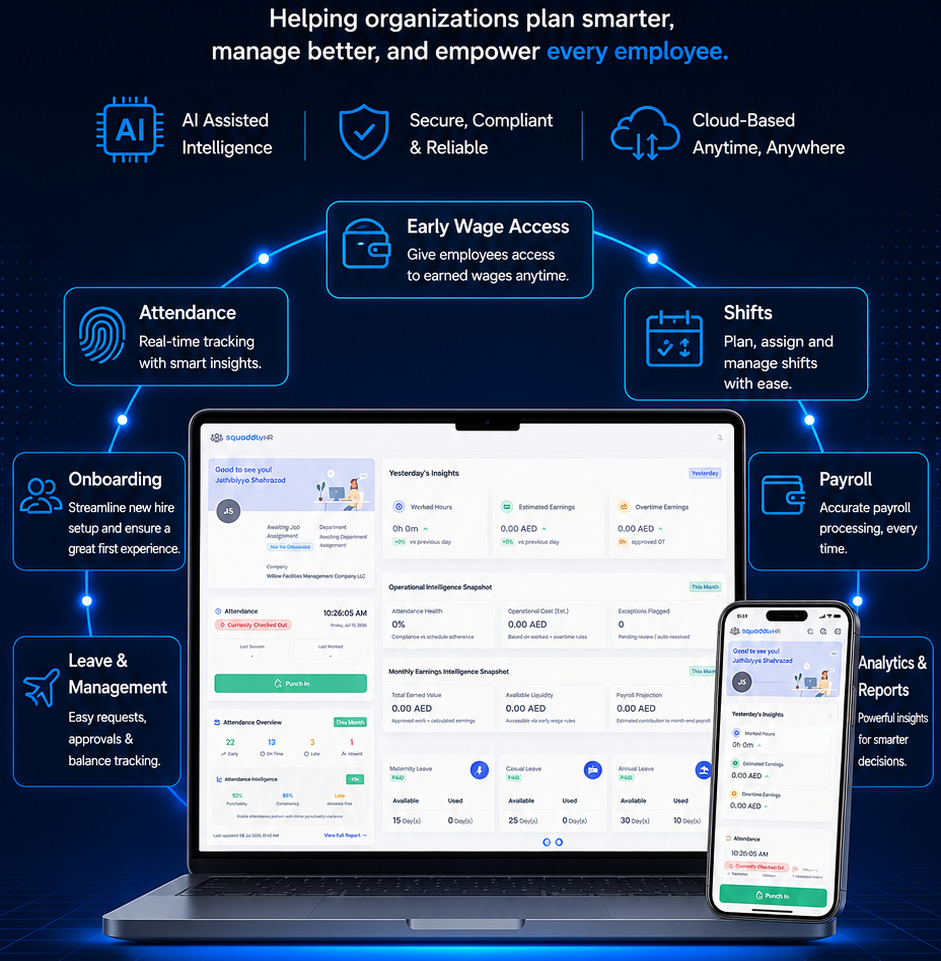 SquaddlyHR Workforce Platform